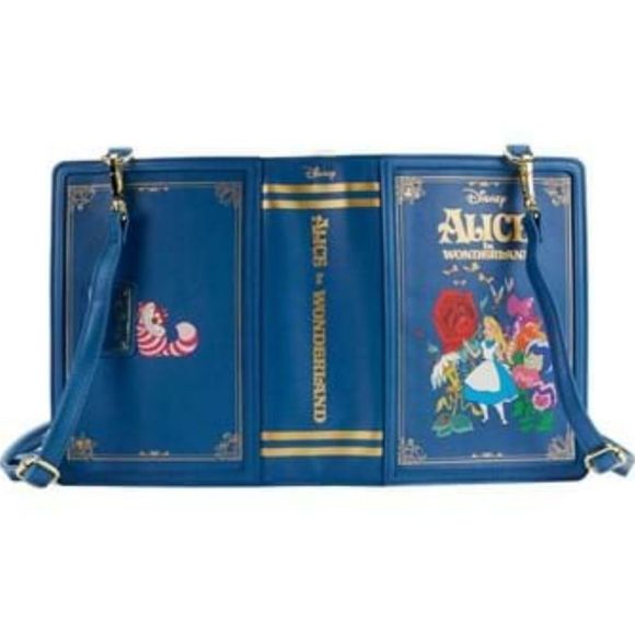 Loungefly Alice in Wonderland Classic Book Convertible Crossbody Bag - Picture 6 of 6